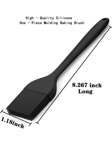 Brocha de Pastelería NXRACSH 3 Piezas Silicona Resistente al Calor