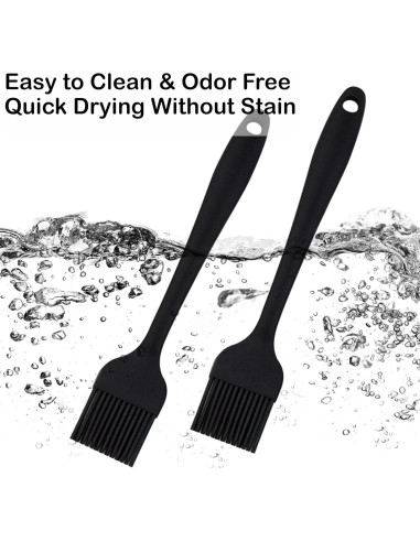 Brocha de Pastelería NXRACSH 3 Piezas Silicona Resistente al Calor