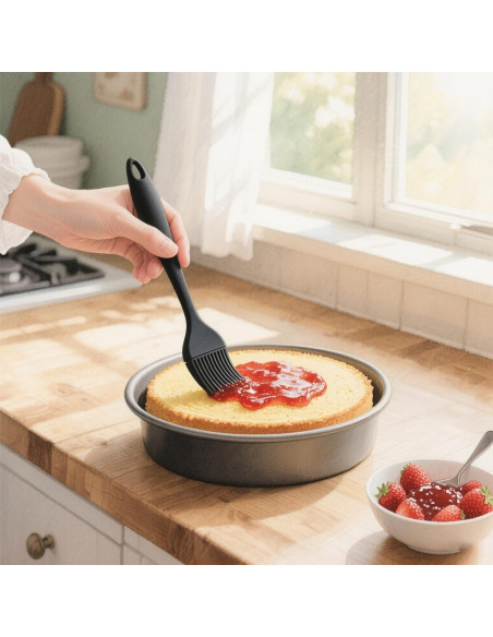 Brocha de Pastelería NXRACSH 3 Piezas Silicona Resistente al Calor