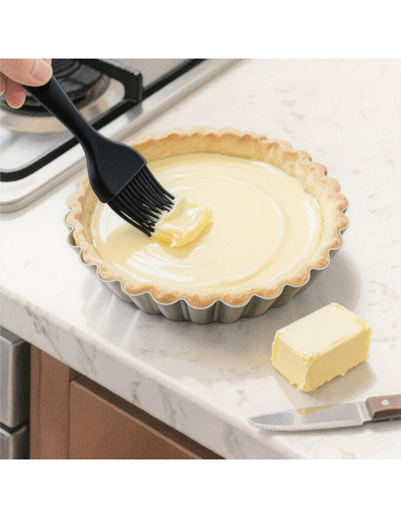 Brocha de Pastelería NXRACSH 3 Piezas Silicona Resistente al Calor