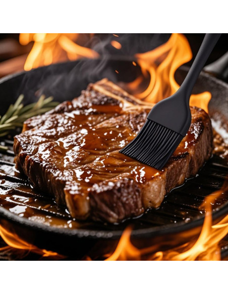 Brocha de Pastelería NXRACSH 3 Piezas Silicona Resistente al Calor