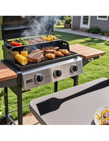 Brocha de Pastelería NXRACSH 3 Piezas Silicona Resistente al Calor