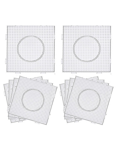 Tableros de Perlas BANCHELLE 15x15 cm, 10 Piezas Plástico