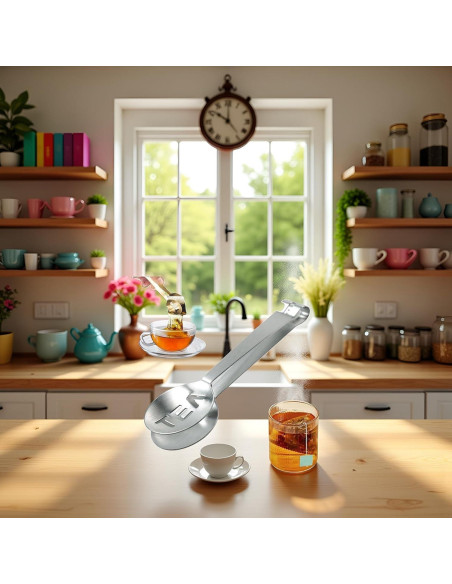 Pinzas para Té de Acero Inoxidable GANPUB - Versátiles y Prácticas