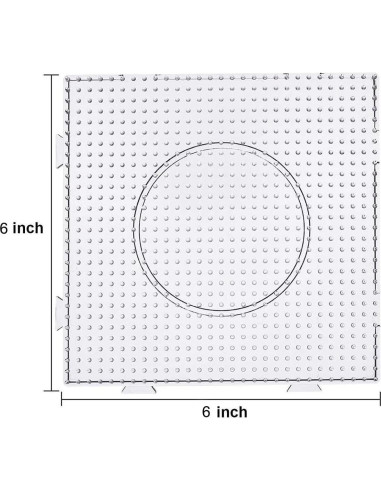 Tableros de Perlas BANCHELLE 15x15 cm, 10 Piezas Plástico