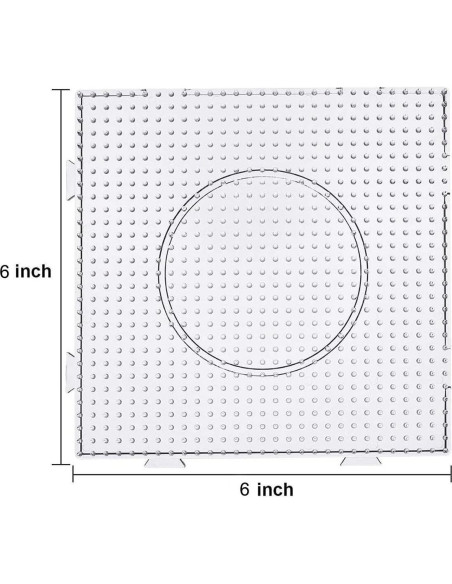 Tableros de Perlas BANCHELLE 15x15 cm, 10 Piezas Plástico