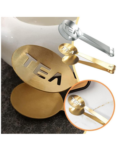 Pinzas para Té de Acero Inoxidable GANPUB - Versátiles y Prácticas