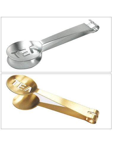 Pinzas para Té de Acero Inoxidable GANPUB - Versátiles y Prácticas