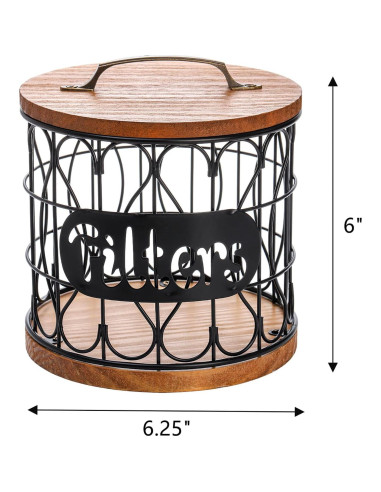 Soporte para Filtros de Café Frcctre Redondo 15.88 cm x 15.24 cm