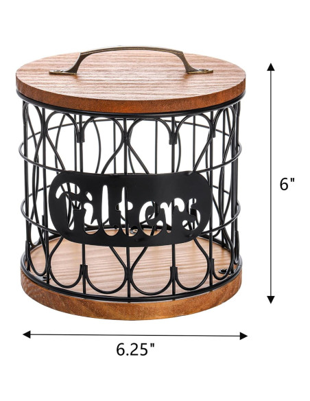 Soporte para Filtros de Café Frcctre Redondo 15.88 cm x 15.24 cm