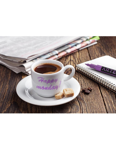 Set de 8 Marcadores Metálicos Lavables Arteza para Vidrio