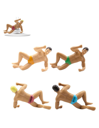 Marcadores de Bebida NPW Drink Charmers - 4 Piezas Originales