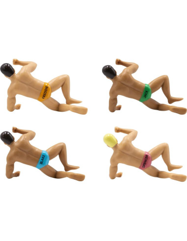 Marcadores de Bebida NPW Drink Charmers - 4 Piezas Originales