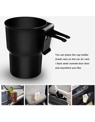Organizador de coche SENLIXIN para botellas y objetos - Negro