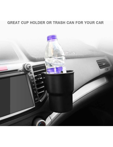 Organizador de coche SENLIXIN para botellas y objetos - Negro