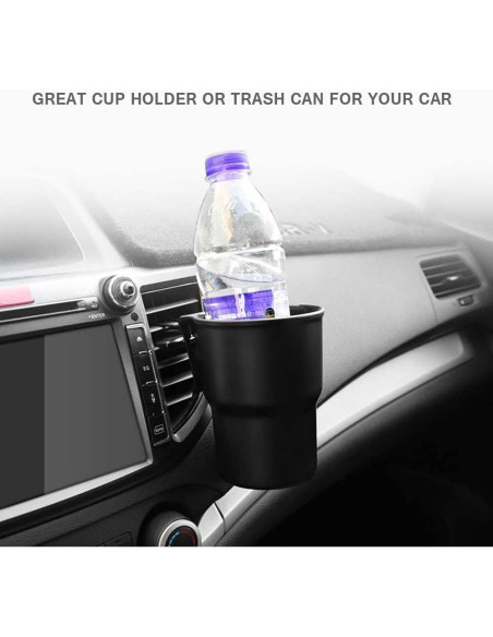 Organizador de coche SENLIXIN para botellas y objetos - Negro