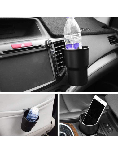 Organizador de coche SENLIXIN para botellas y objetos - Negro
