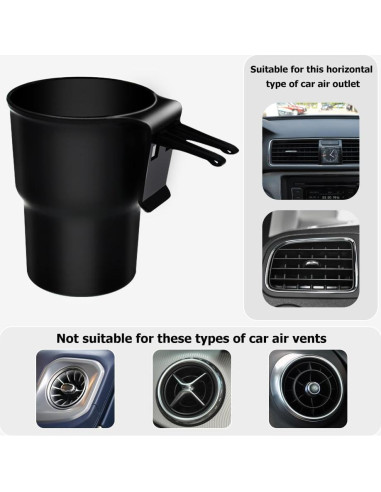 Organizador de coche SENLIXIN para botellas y objetos - Negro