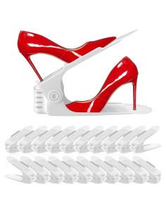Organizador de Zapatos NVGSN 20 Paquetes Blanco Ahorra Espacio