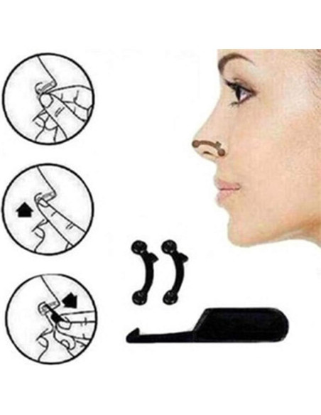 Modelador de Nariz Sin Dolor Ymiko - 3 Pares, Color Variado