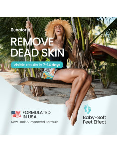 Mascarilla Exfoliante para Pies SUNATORIA Aloe Vera - 2 Pares 2