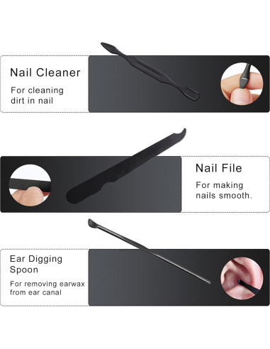 Set de Manicura Profesional 10 Piezas Moreplus con Estuche