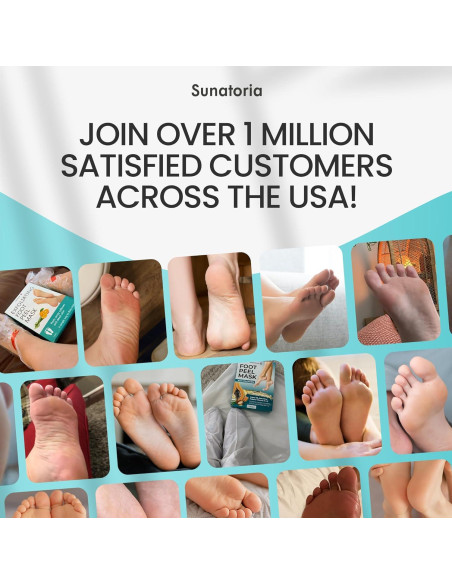 Mascarilla Exfoliante para Pies SUNATORIA Aloe Vera - 2 Pares