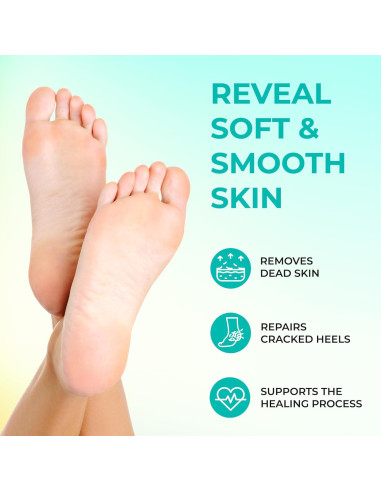 Máscara Exfoliante para Pies Happy Feet - 3 Paquetes, Limón