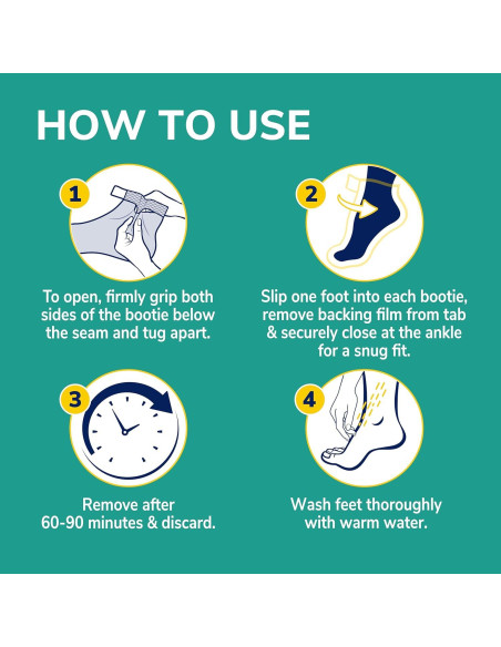 Máscara Exfoliante para Pies Dr. Scholl's - 3 Pares Hidratantes