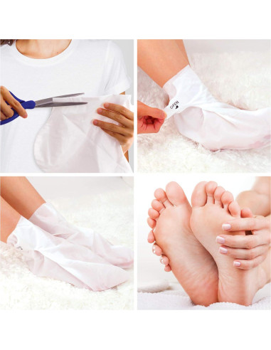 Máscara Exfoliante para Pies BEALUZ - 2 Pares, Suaves en 1-2 Semanas