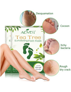 Mascarilla Exfoliante para Pies Lily Beauty - 5 Unidades 2