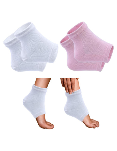 Calcetines Hidratantes para Talones Secos y Agrietados - 2 Pares