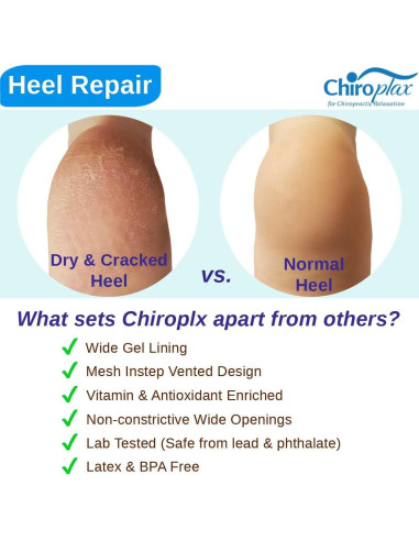 Calcetines Hidratantes Chiroplax para Talones Secos - 2 Pares