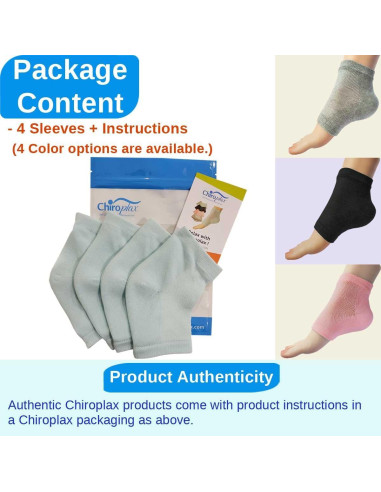 Calcetines Hidratantes Chiroplax para Talones Secos - 2 Pares