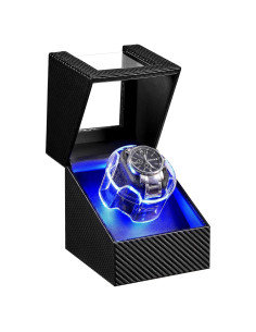 Reloj Winder ANWBROAD para Relojes Automáticos, 4 Modos, LED