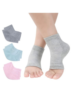 Calcetines de Gel Hidratantes Exptool para Talones - 3 Pares