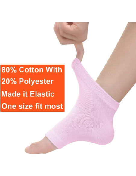 Calcetines de Gel Hidratantes Exptool para Talones - 3 Pares