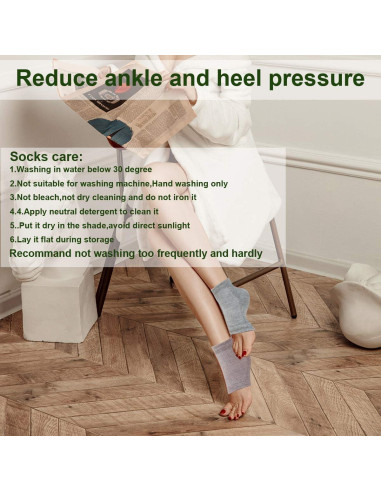 Calcetines de Gel Hidratantes Exptool para Talones - 3 Pares