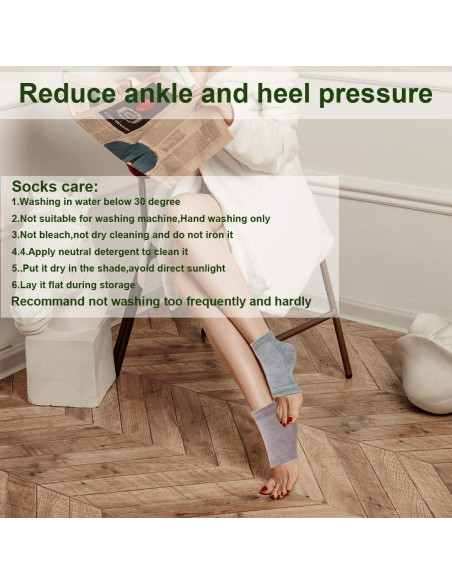 Calcetines de Gel Hidratantes Exptool para Talones - 3 Pares