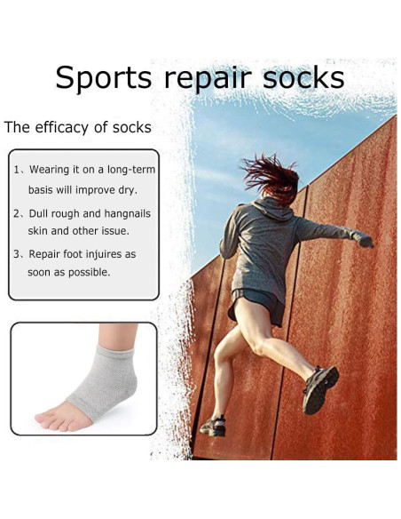 Calcetines de Gel Hidratantes CGBOOM para Talones Agrietados