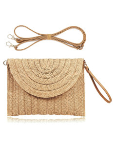 Bolso de Paja Clutch COOKOOKY para Mujeres - Verano Playa