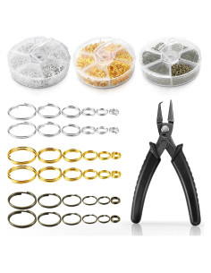 Kit de Anillos Abiertos FSWCCK 2070 Piezas 4mm a 12mm