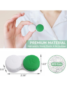 Estuche para Lentes de Contacto DEWSENSI - Paquete de 12 Multicolor 2