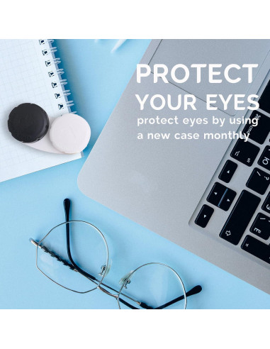 Estuche para Lentes de Contacto DEWSENSI - Paquete de 12 Multicolor