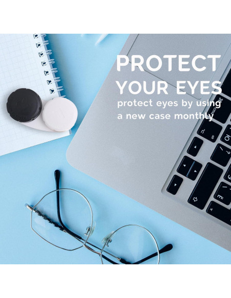 Estuche para Lentes de Contacto DEWSENSI - Paquete de 12 Multicolor