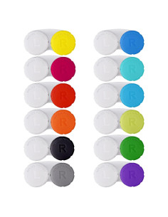 Estuche de Lentes de Contacto Multicolor 12 Piezas Lasiyanor