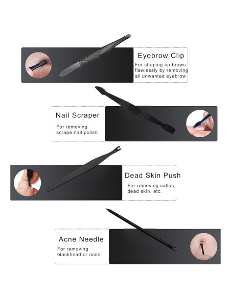 Set de Manicura Profesional 10 Piezas Moreplus con Estuche