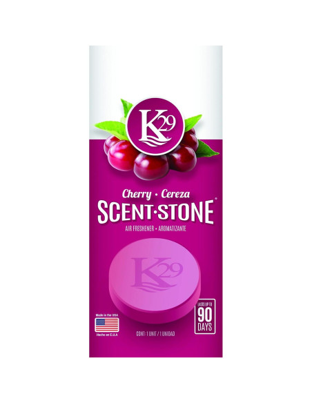 Ambientador de Piedra K29 Sterling Teal Cereza - Paquete de 4
