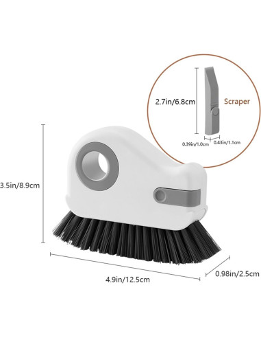 Cepillo de Limpieza 2 en 1 ESUOHYM con Raspador Oculto