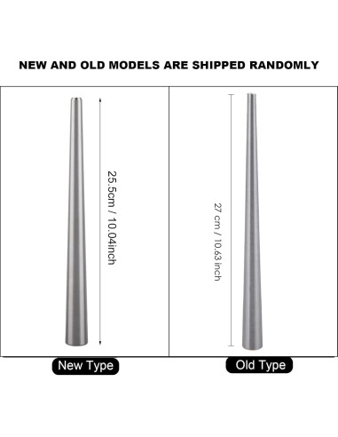 Agrandador de Anillos Acero Inoxidable 18.5cm y 27cm Joyería